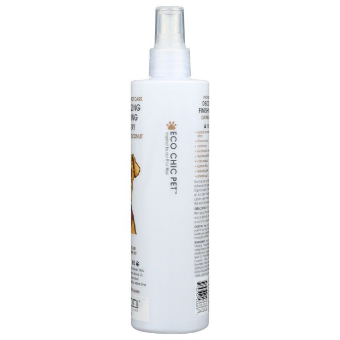 GIOVANNI COSMETICS: Finishing Pet Spray Oatmeal Coconut, 10 oz