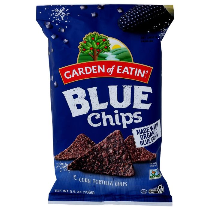 GARDEN OF EATIN: Blue Tortilla Chips, 5.5 oz