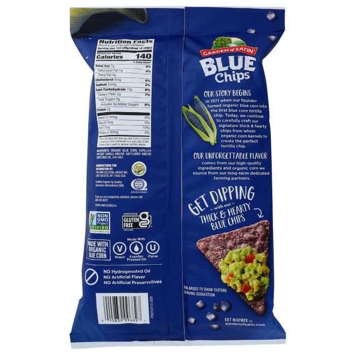 GARDEN OF EATIN: Blue Tortilla Chips, 5.5 oz