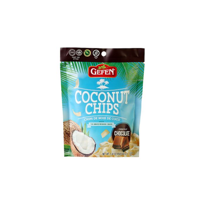 GEFEN: Coconut Chips Chocolate, 1.41 oz