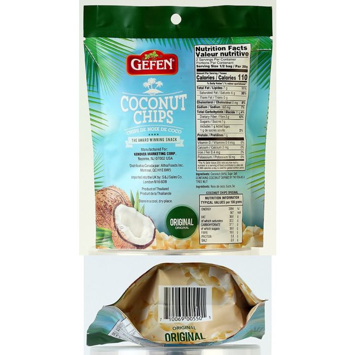 GEFEN: Coconut Chips Original, 1.41 oz