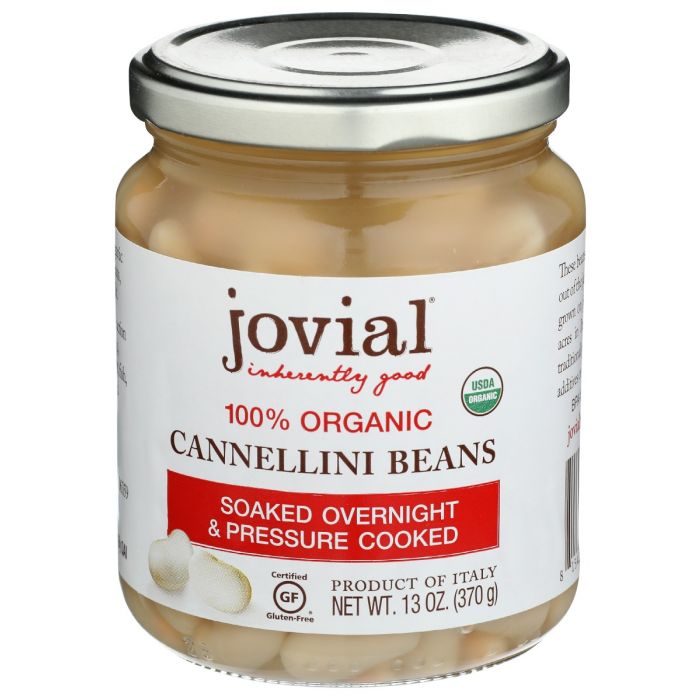 JOVIAL: 100 Percent Organic Cannellini Beans, 13 oz