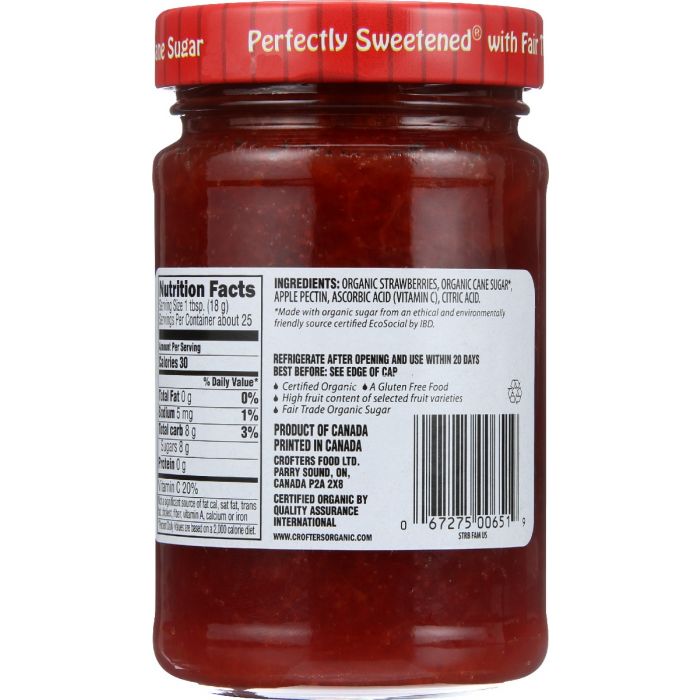 CROFTERS: Premium Spread Strawberry, 16.5 oz