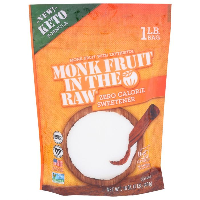 IN THE RAW: Monk Fruit Keto Bakers Bag, 16 oz