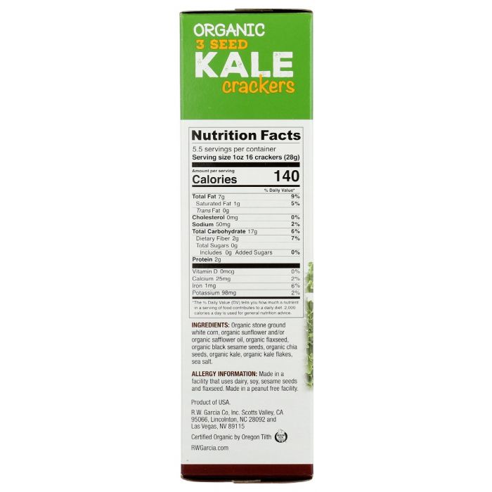 RW GARCIA: Organic Kale, 5.5 oz