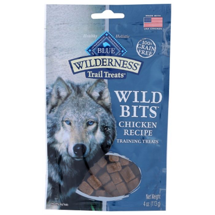 BLUE BUFFALO: Wilderness Trail Treats for Dog Chicken Recipe, 4 oz