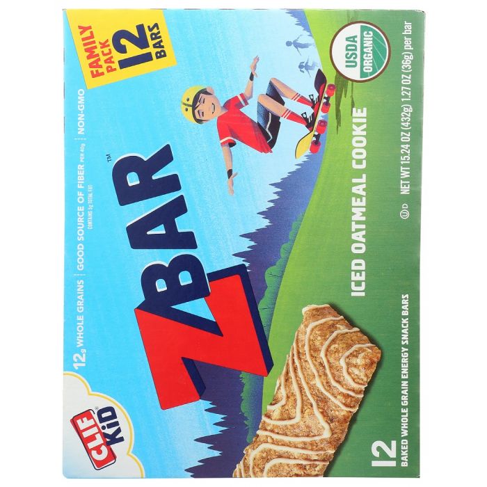 CLIF KID: ZBar Iced Oatmeal Cookie Family Pack, 15.24 oz