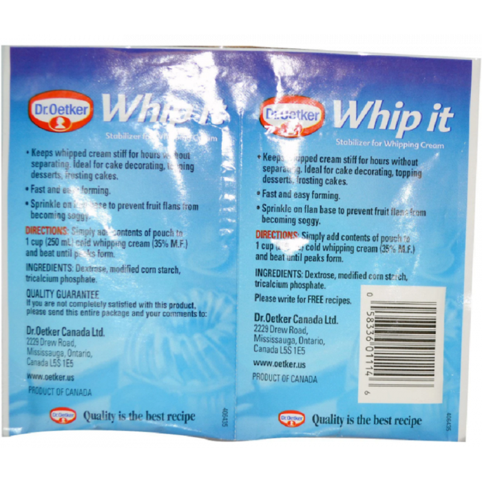 DR OETKER: Whip It 2 Pack, 0.7 oz