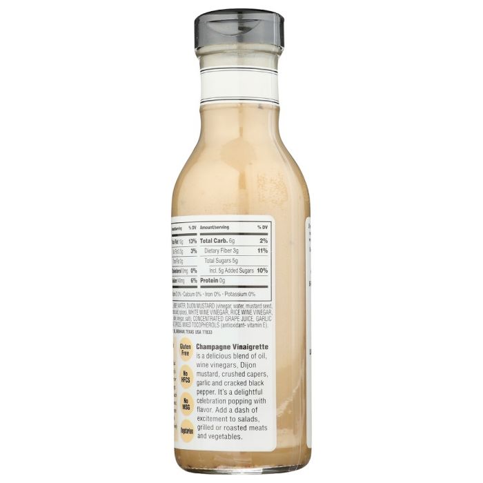 BRIANNA'S: Champagne Style Vinaigrette Dressing, 12 oz