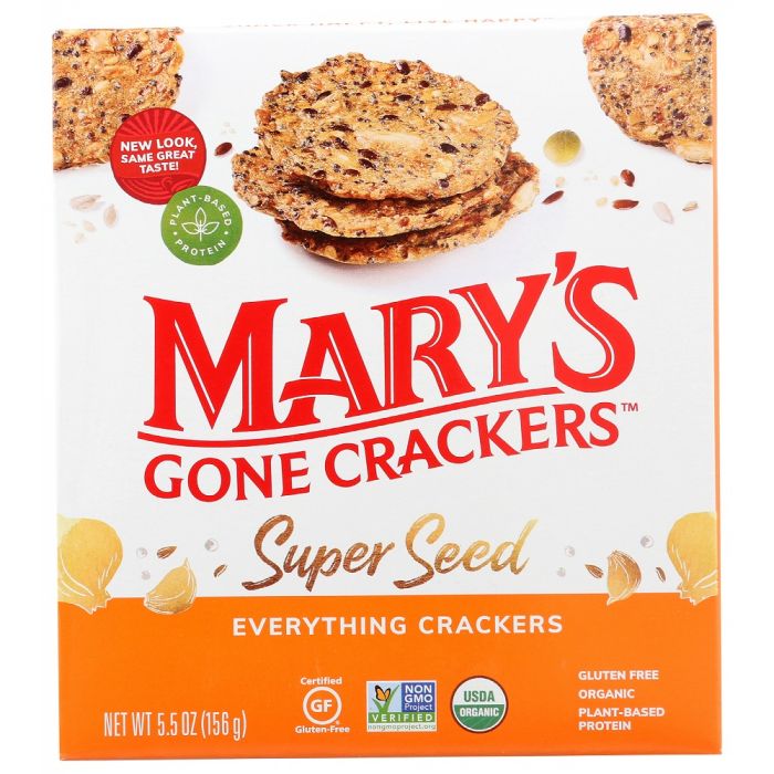 MARY'S GONE CRACERS: Super Seed Everything Crackers, 5.5 oz