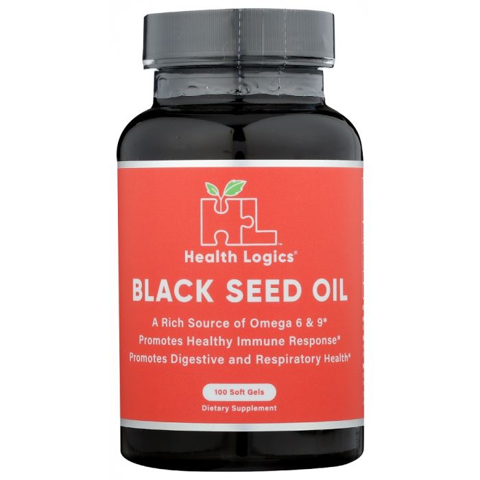 HEALTH LOGICS: Black Cumin Seed Oil, 100 softgels