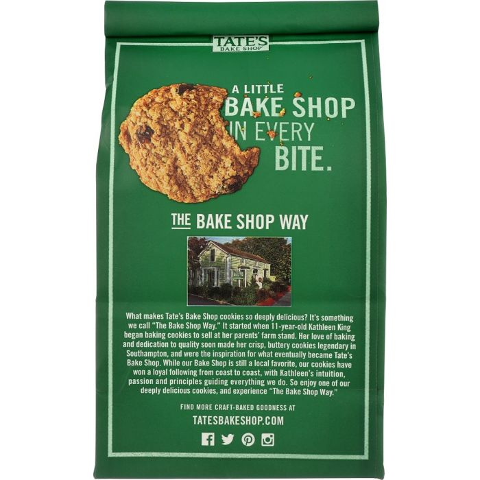 TATE'S BAKESHOP: Oatmeal Raisin Cookies, 7 oz