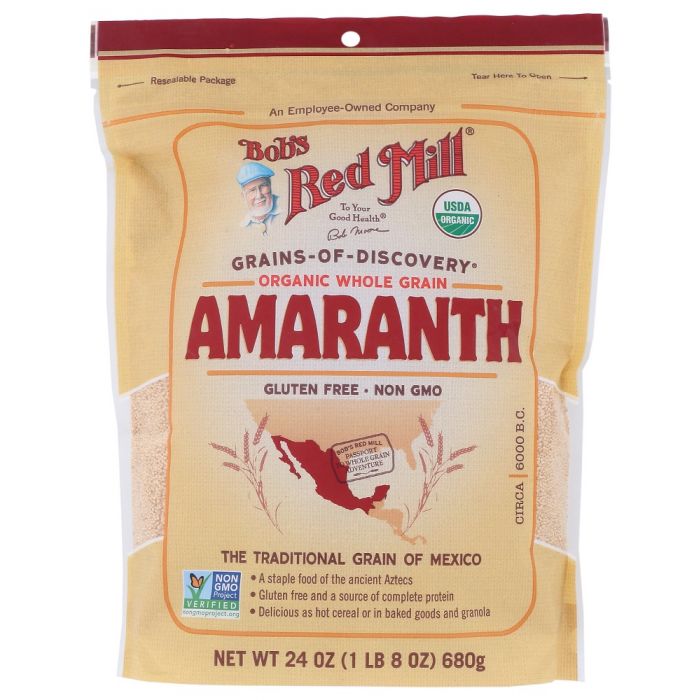 BOB'S RED MILL: Organic Whole Grain Amaranth, 24 oz