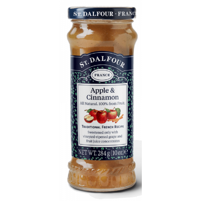 ST. DALFOUR: Apple and Cinnamon Fruit Spreads, 10 oz