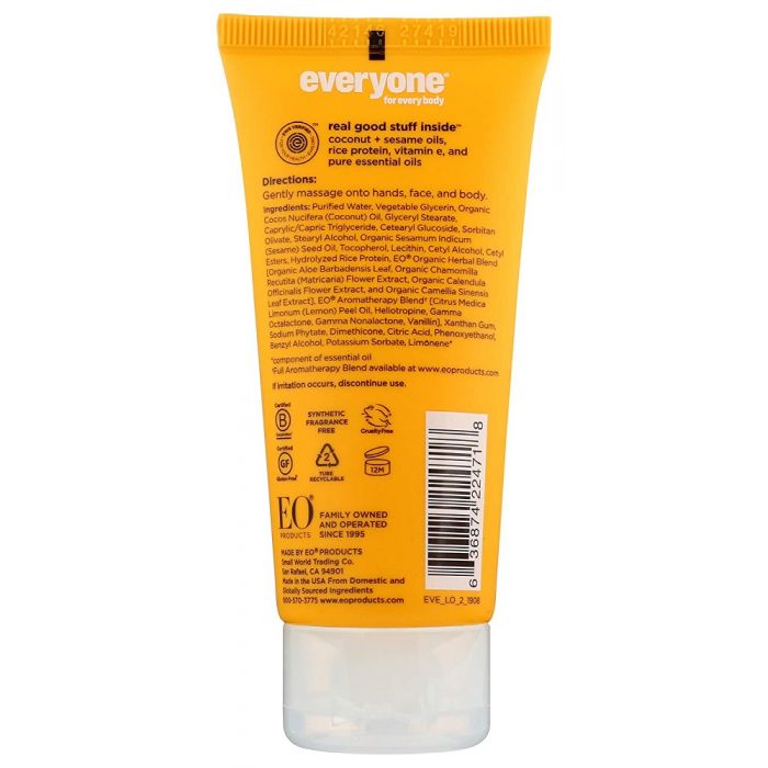 EVERYONE: Coconut + Lemon Nourishing Lotion, 2 fo