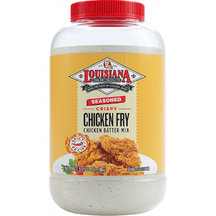 LOUISIANA FISH FRY: Crispy Chicken Fry Chicken Batter Mix, 84 oz