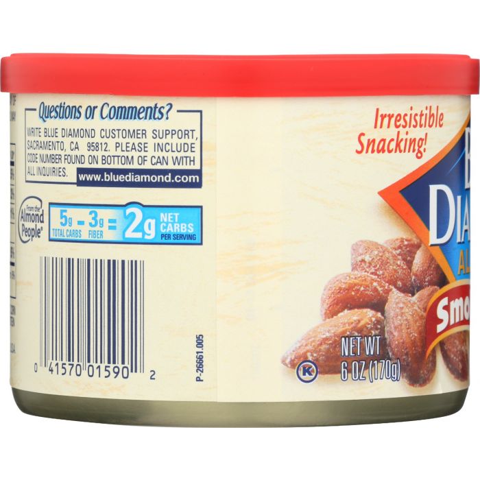 BLUE DIAMOND: Almond Smk Tins, 6 oz