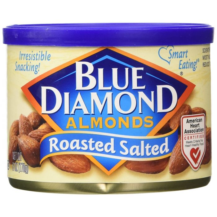 BLUE DIAMOND: Almond Rst Salt Tins, 6 oz