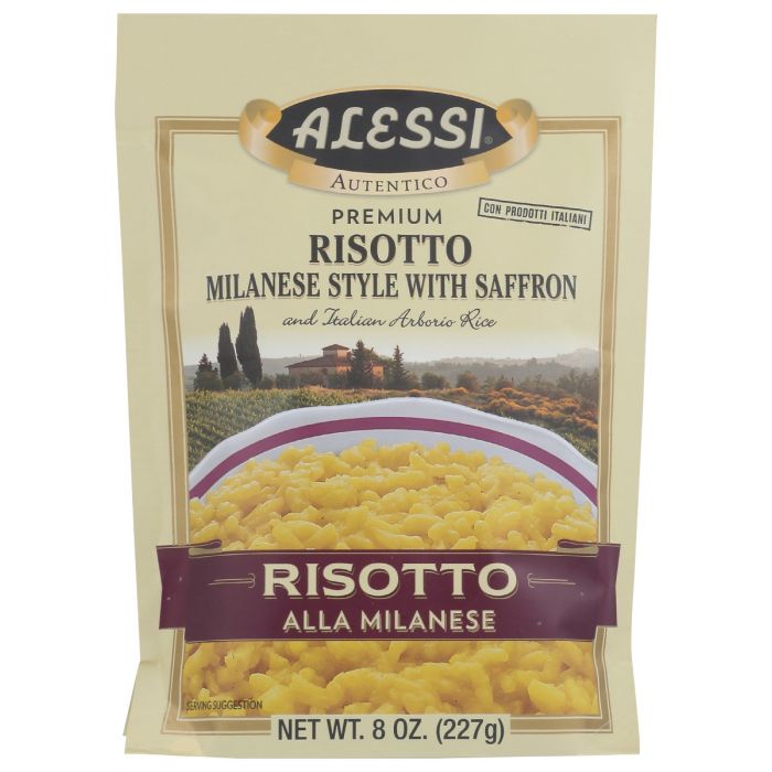 ALESSI: Risotto Alla Milanese Style With Saffron, 8 oz