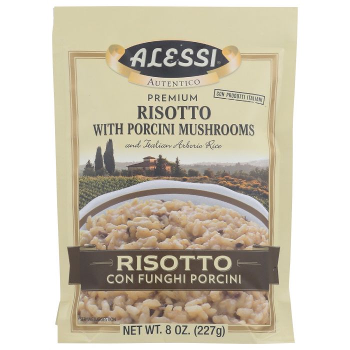 ALESSI: Risotto With Porcini Mushrooms, 8 oz