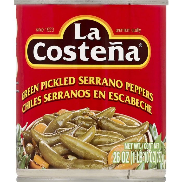 LA COSTENA: Serrano Peppers, 26 oz