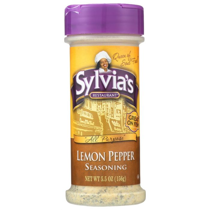 SYLVIAS: Ssnng Lemon Pepper, 5.5 oz