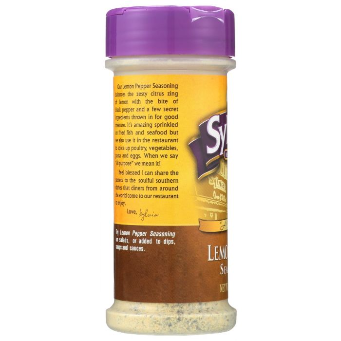 SYLVIAS: Ssnng Lemon Pepper, 5.5 oz