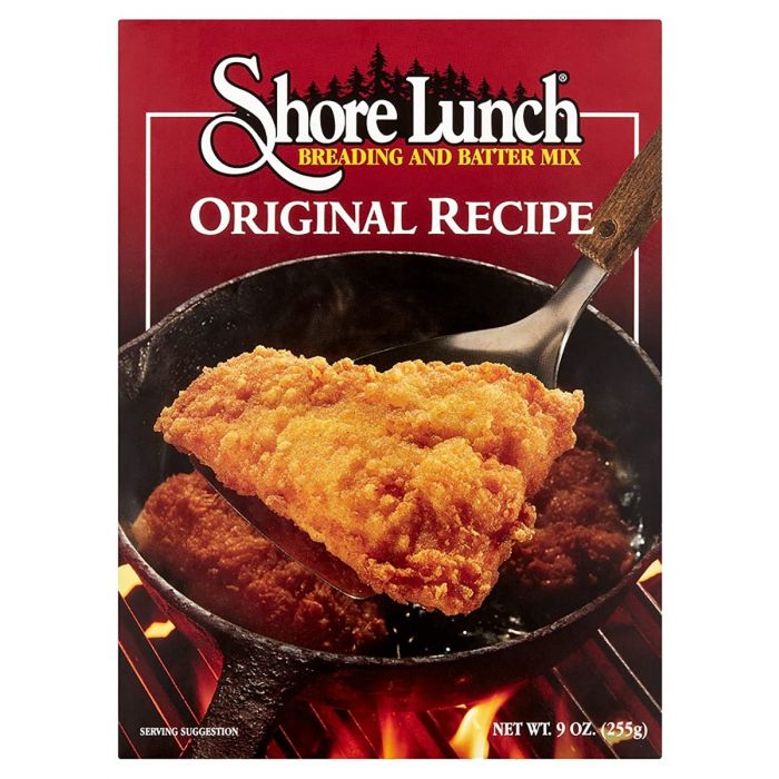 SHORE LUNCH: Original Recipe Fish Breading Batter Mix, 9 oz