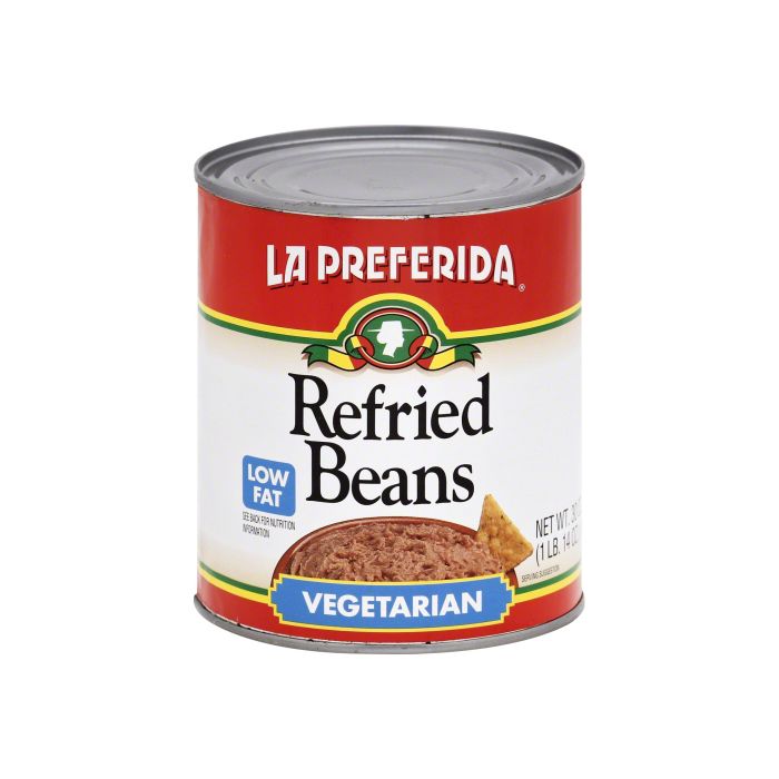 LA PREFERIDA: Low Fat Vegetarian Refried Beans, 30 oz