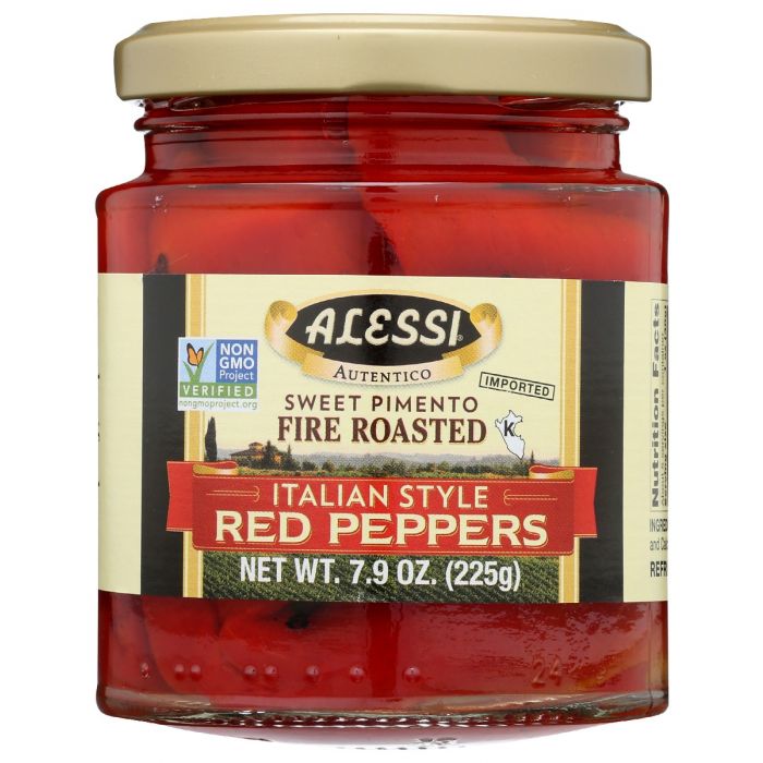 ALESSI: Fire Roasted Italian Style Peppers, 7 oz