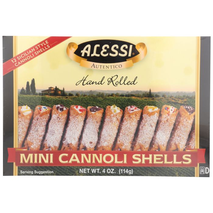 ALESSI: Mini Cannoli Shells, 4 oz