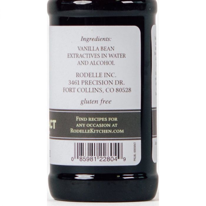 RODELLE: Pure Vanilla Extract, 4 oz