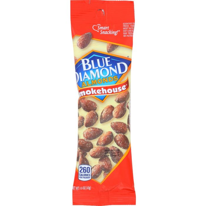 BLUE DIAMOND: Almond Smokehse Tube, 1.5 oz