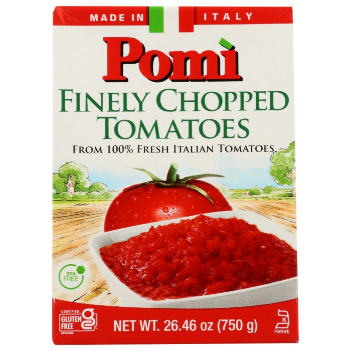 POMI: Tomato Chopped Finely, 26.46 oz