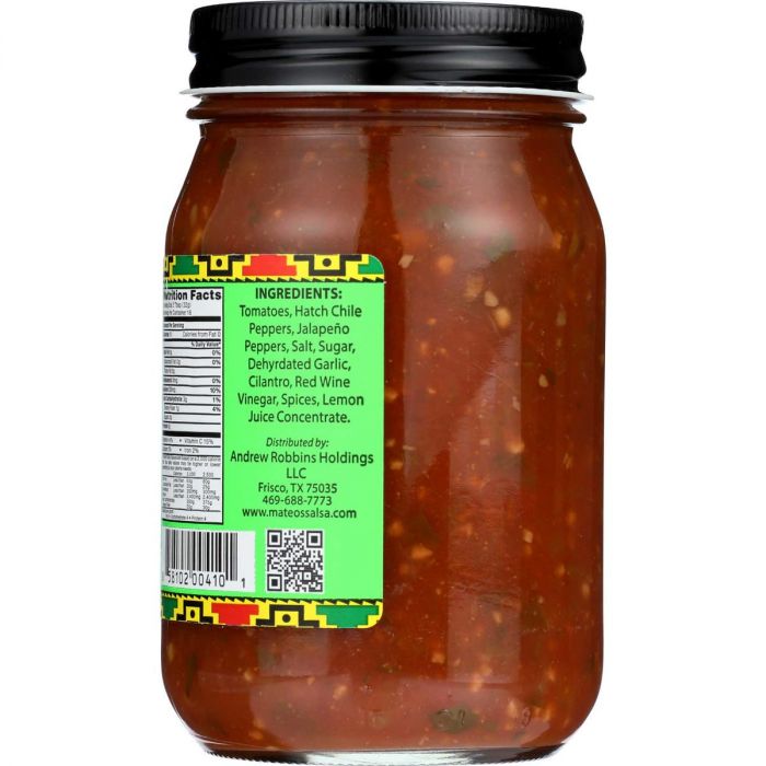 MATEOS GOURMET: Hatch Chile Salsa, 16 oz