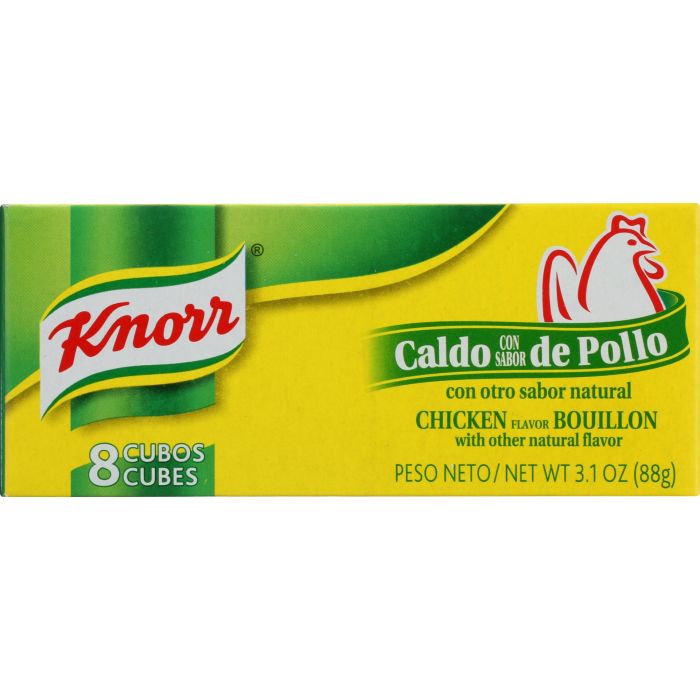 KNORR: Chicken Flavor Bouillon 8 Count Cubes, 3.1 oz