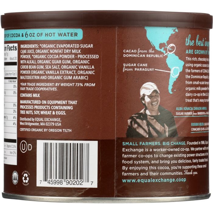 EQUAL EXCHANGE: Cocoa Hot Mix Org, 12 oz