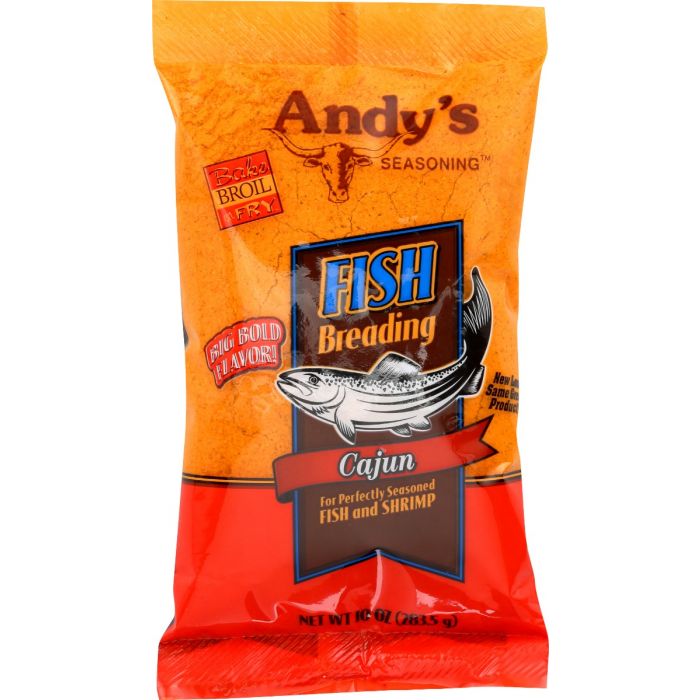 ANDYS SEASONING: Cajun Fish Breading, 10 oz