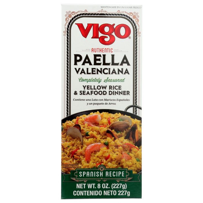 VIGO: Paella Valenciana Yellow Rice & Seafood Dinner, 8 oz