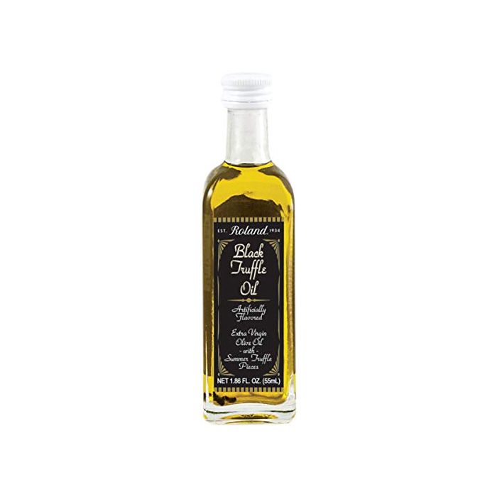 ROLAND: Black Truffle Oil Extra Virgin Olive Oil With Black Truffle Pieces, 1.86 oz