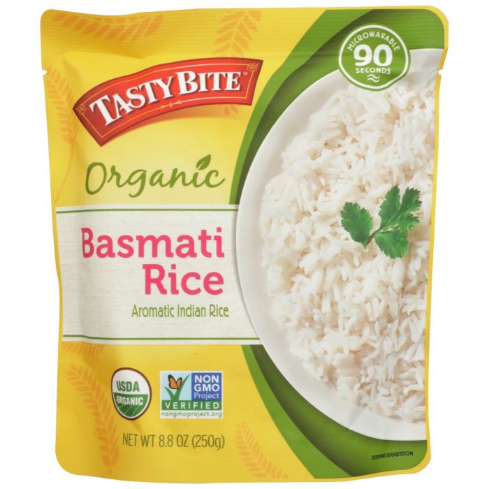 TASTY BITE: Rice Basmati, 8.8 oz