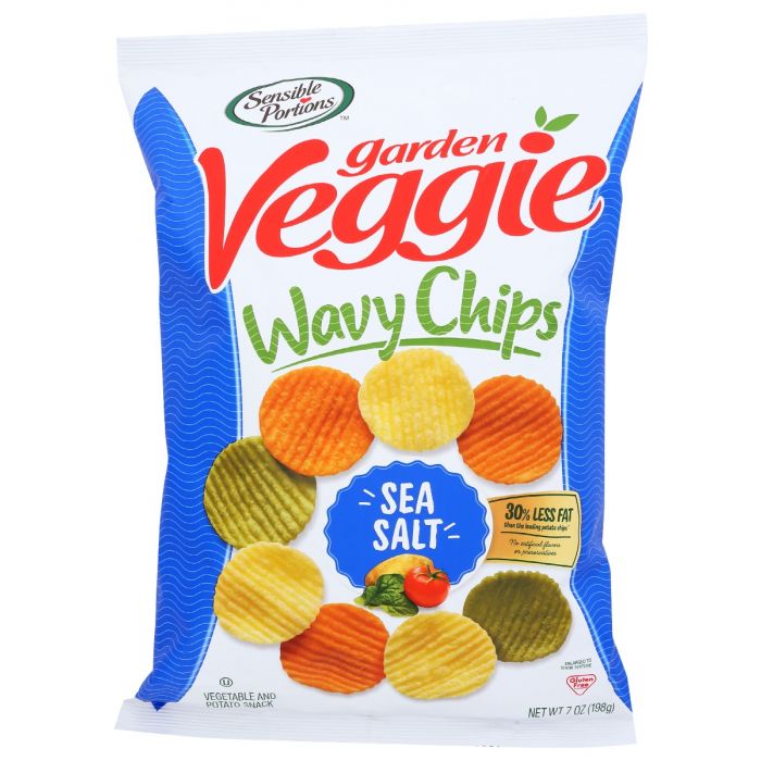 SENSIBLE PORTIONS: Garden Veggie Chips Sea Salt, 7 oz