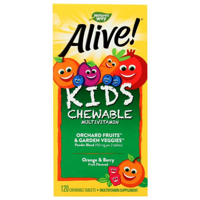 NATURES WAY: Alive Child Chew, 120 ea