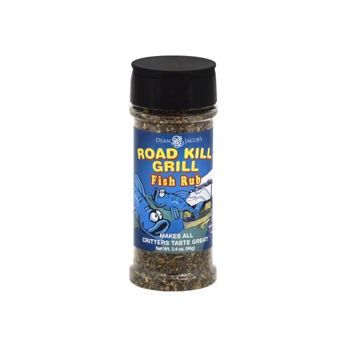 DEAN JACOBS: Road Kill Grill Fish Rub, 3.4 oz