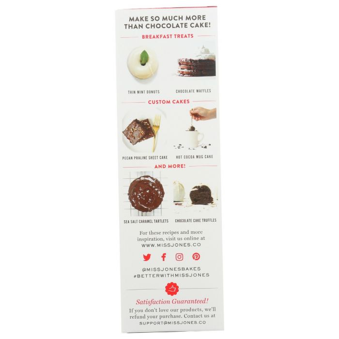 MISS JONES BAKING CO: Mix Cake Chocolate Org, 15.87 oz