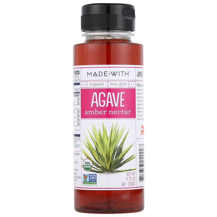 MADE WITH: Organic Agave Amber Nectar, 11.75 oz