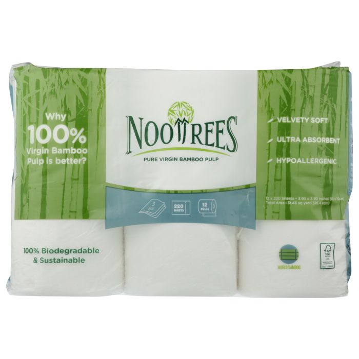 NOOTREES: Toilet Tissue 12Rl 220sht, 1 ea