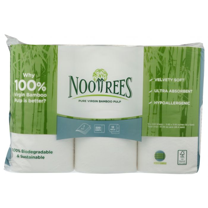 NOOTREES: Toilet Tissue 12Rl 220sht, 1 ea