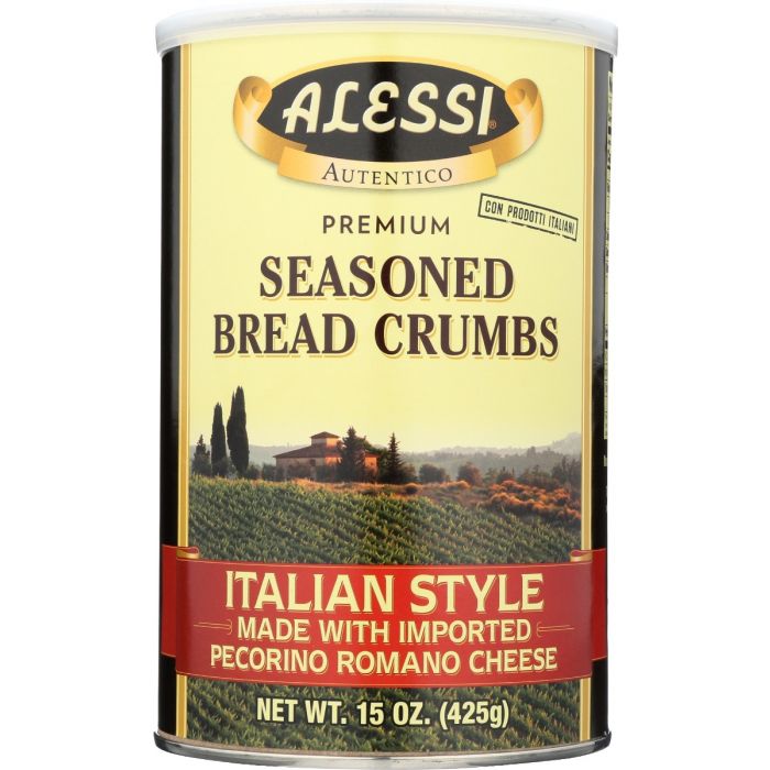 ALESSI: Seasoned Italian Style Bread Crumbs, 15 oz