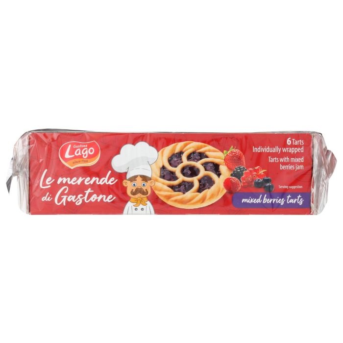 GASTONE LAGO: Mixed Berries Crostatine Tarts, 8.47 oz